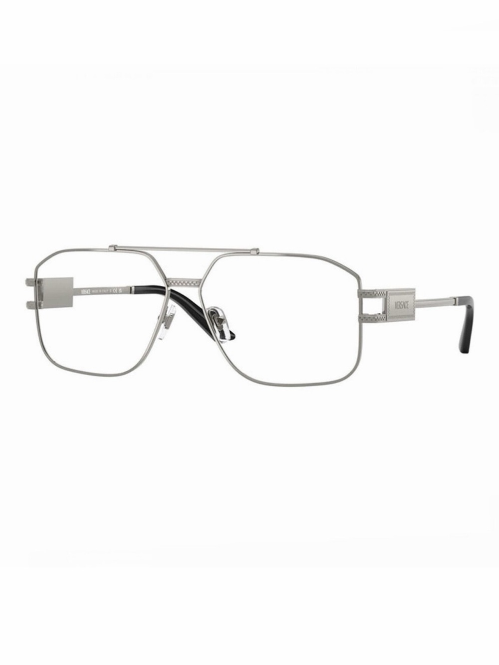 NEW Versace VE1302 1001 Gunmetal Eyeglasses Authentic